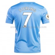 Camisetas De Futbol Manchester City Raheem Sterling 7 Primera Equipación 2021-22..